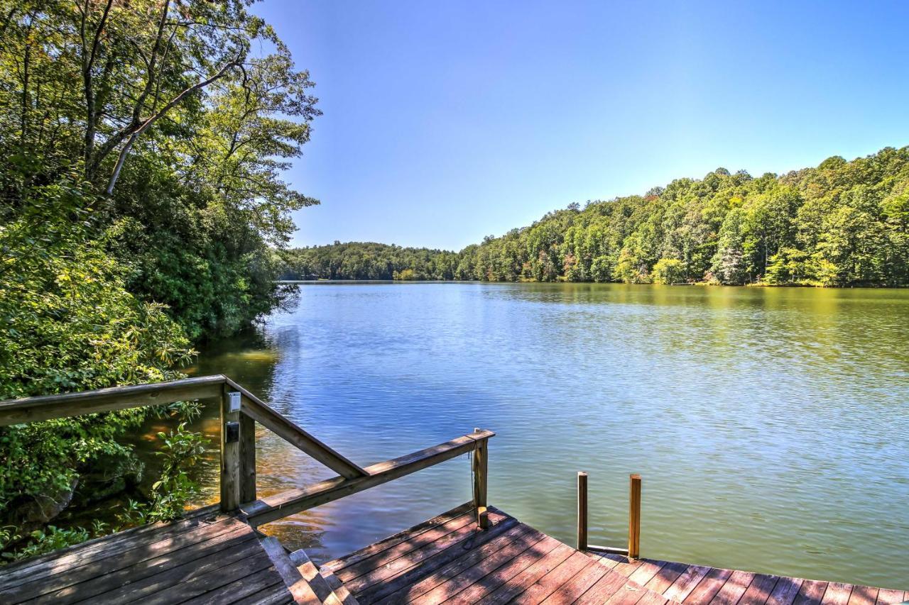 Lakefront Mountain Rest Cottage With Gas Fireplace! Walhalla Экстерьер фото